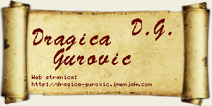 Dragica Gurović vizit kartica
